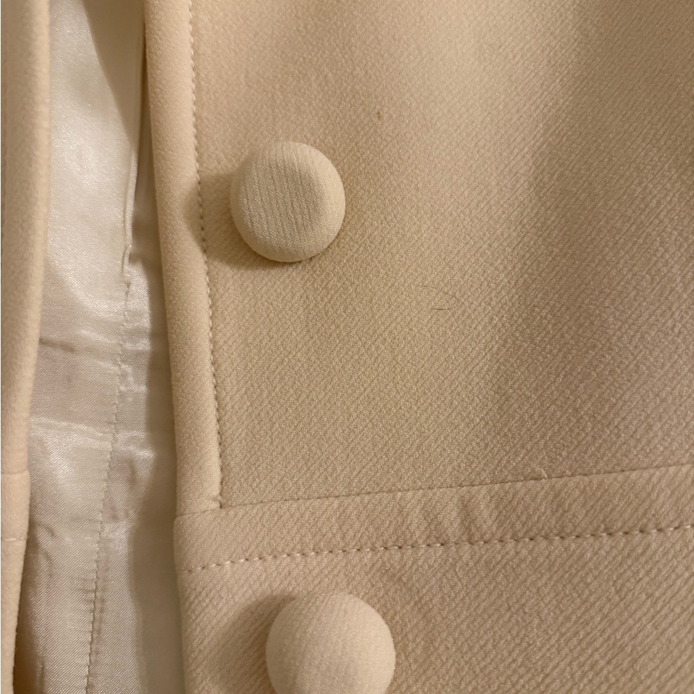 J. Crew Elegant Cream Women's Coat - Picture 2 of 3